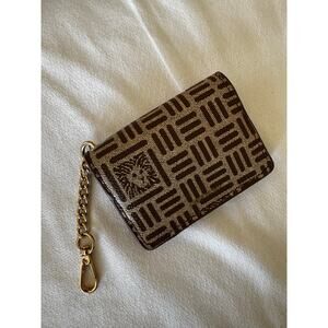 Anne Klein snap mini wallet